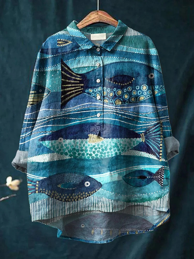 一花 | オーシャンアートシャツ